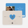 Tying the Knot Save the Date Cards - Blue