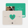 Tying the Knot Save the Date Cards - Green