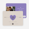 Tying the Knot Save the Date Cards - Purple
