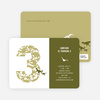 Ultimate Dinosaur Invitation - Khaki