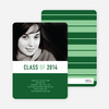 Unique Modern Graduation Announcements and Invitations - Olive