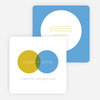 Venn Diagram Corporate Holiday Cards - Blue