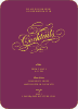 Elegant, Yet Modern Cocktail Party Invitation - Rasberry