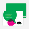 Vroom Car Modern Birthday Invitation - Green