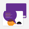 Vroom Car Modern Birthday Invitation - Grape Purple
