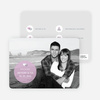 Wedding Icon Save the Date Cards - Lavender