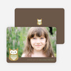 Whooo Loves You Owl Photo Cards - Pistachio
