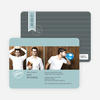 Wine and Champagne Themed Graduation Invitations - Mystic Blue