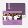 Wine and Champagne Themed Graduation Invitations - Lavender