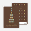 Wine Glasses and Champagne Bottles Party Invitations - Chocolate Syrup
