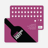 Wine Party Invitation - Magenta