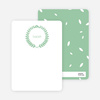 Wreath Personalized Stationery - Green