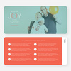 Year in Review Holiday Photo Cards - Blue