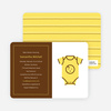 Yellow Onesie Baby Shower Invitation - Lemon Yellow