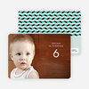 Zig Zag Birthday Party Invitations - Blue