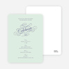 Celebrate: Bridal Shower Invitations - Pale Mint