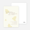 Elegant Leaves Bridal Shower Invitations - Pale Chiffon