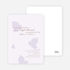 Elegant Leaves Bridal Shower Invitations - Wisteria