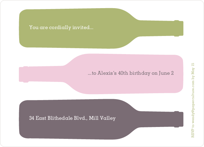 fine wine party invitation paper culture