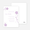 Floral Bridal Shower Invites - Lavender