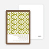 Geo Pattern Bridal Shower Invitations - Split Pea Soup