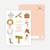 Holiday Icons Holiday Invitations - Olive Green