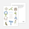 Holiday Icons Holiday Invitations - Misty Sky