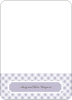 Gingham Stationery - Lilac