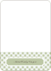 Gingham Stationery - Light Sage