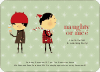 Naughty or Nice Holiday Party Invitations - Pistachio