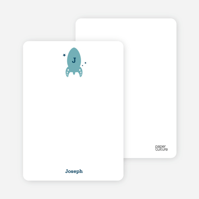 Notecards for the ‘Intergalactic Party’ cards. - Sea Blue