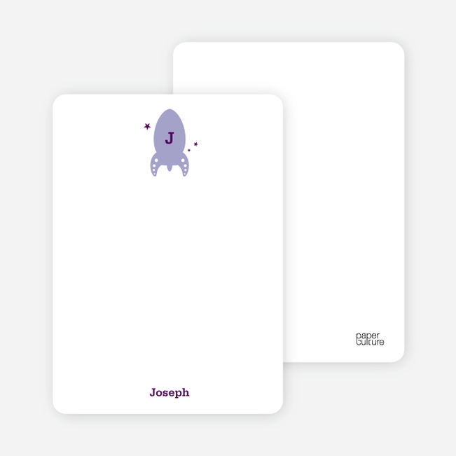 Notecards for the ‘Intergalactic Party’ cards. - Grape