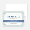 Party Invitations for that Classic Event - Cadet Blue
