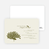 Peacock Bridal Shower Invitations - Olive Green