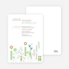 Spring Beauty Flower Bridal Shower Invitations - Copper