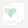 True Love Bridal Shower Invitations - Aqua