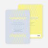 Unique Bridal Shower Invitations - Lemon Yellow