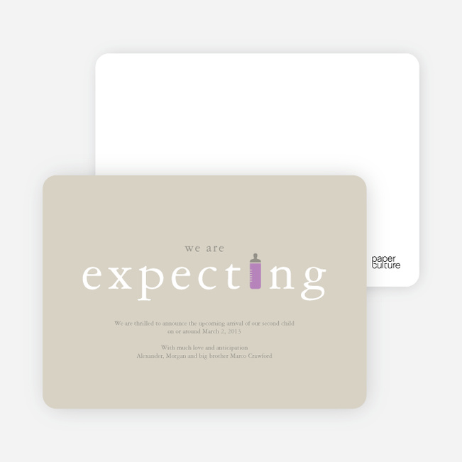 cards to announce pregnancy