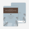 Winter Wonderland Holiday Invitations - Powder Blue