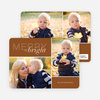 Merry and Bright Holiday Cards - Brown