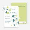 Bridal Shower Invitations: Leaves - Pistachio