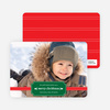 Christmas Label Holiday Photo Cards - Jade