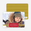 Christmas Label Holiday Photo Cards - Cherry