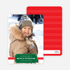 Christmas Label Holiday Photo Cards - Jade