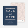 Classic Type Save the Dates - Mystic Blue