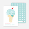 Ice Cream Social Summer Party Invitations - Aquamarine