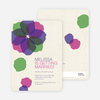 Watercolor Petals Bridal Shower Invitations - Violet Bell