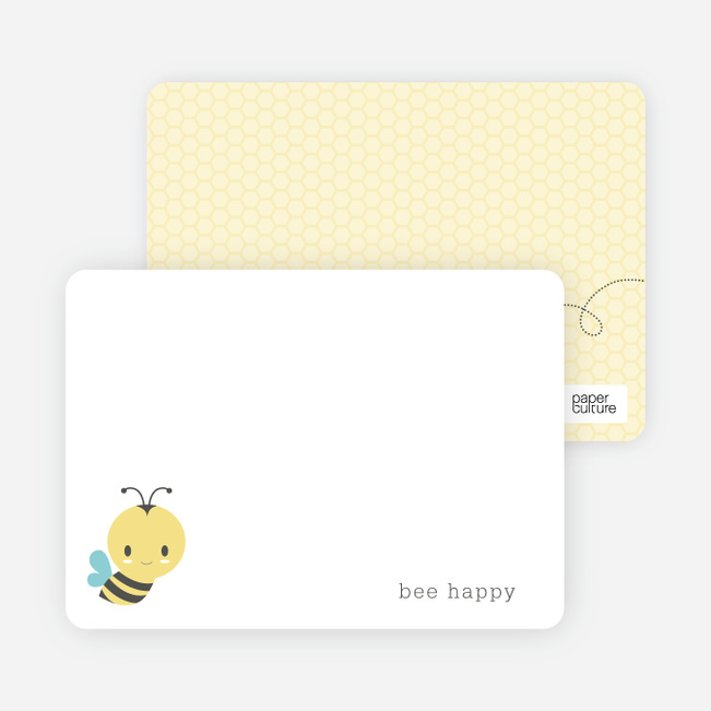 Buzz worthy Bee Hive Stationery - Yellow