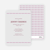Got Dot Wedding Shower Invitations - Red