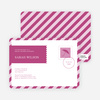 Postcard Wedding Shower Invitations - Pink